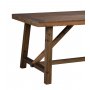 Colorado matgrupp, 200cm brunbetsat bord med 6 st Unique stolar i vintagekldsel