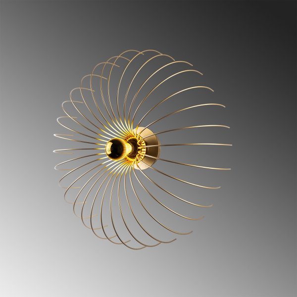 Karson vgglampa 56 cm - Guld