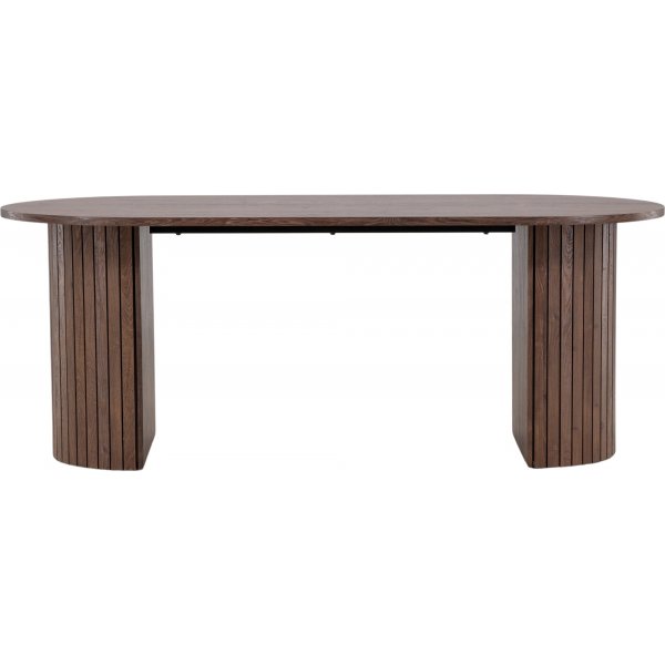 Hrn matbord 200 x 90 cm - Mocca