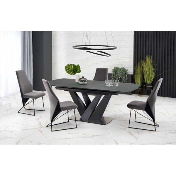 Table  manger baryton 160-200 cm - Gris