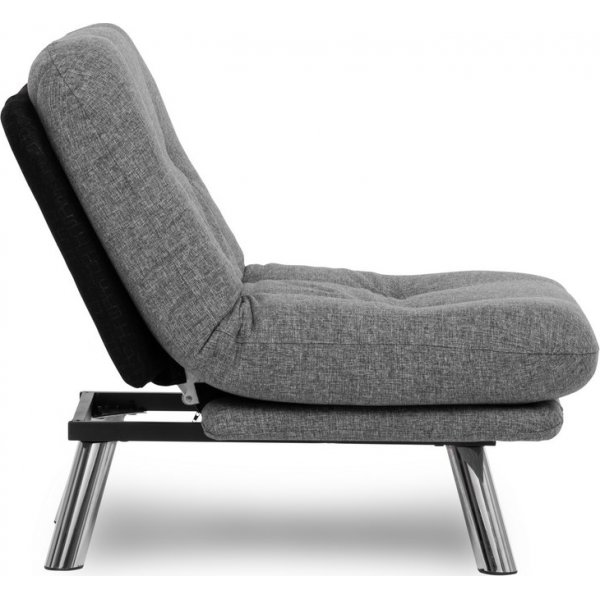 Fauteuil lit Misa - Gris clair Fauteuil lit Misa - Gris clair