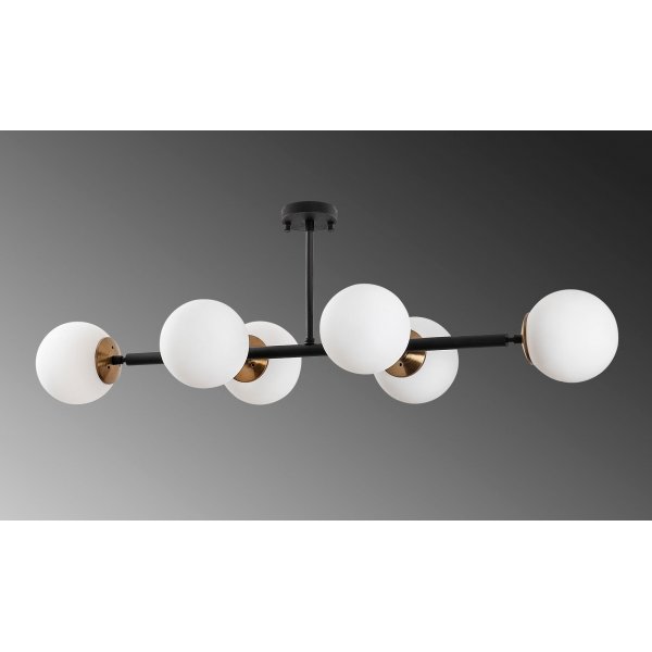 Plafonnier à facettes 10486 - Noir/blanc Plafonnier à facettes 10486 - Noir/blanc