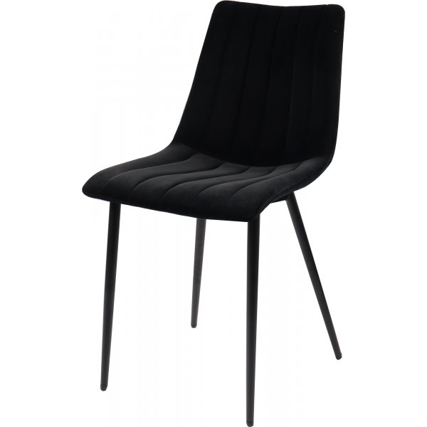Stol i svart sammet - Kayla