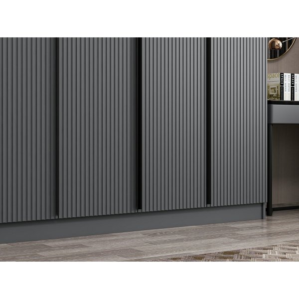 Armoire Cikani 315x52x210 cm, variante B - Anthracite Armoire Cikani 315x52x210 cm, variante B - Anthracite