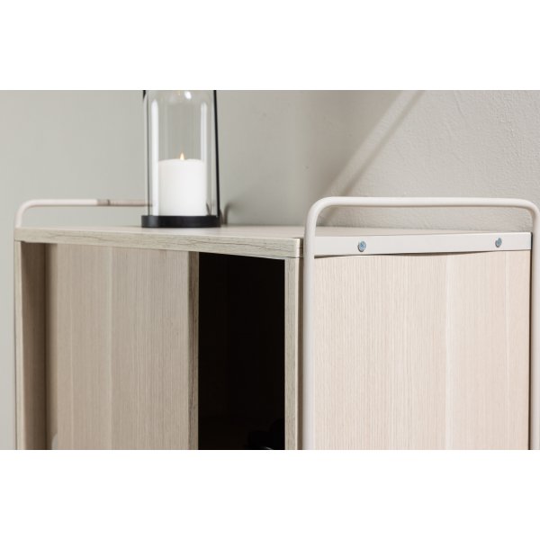 Paris väggskåp 68 x 60 cm - Beige/Whitewash Paris väggskåp 68 x 60 cm - Beige/Whitewash
