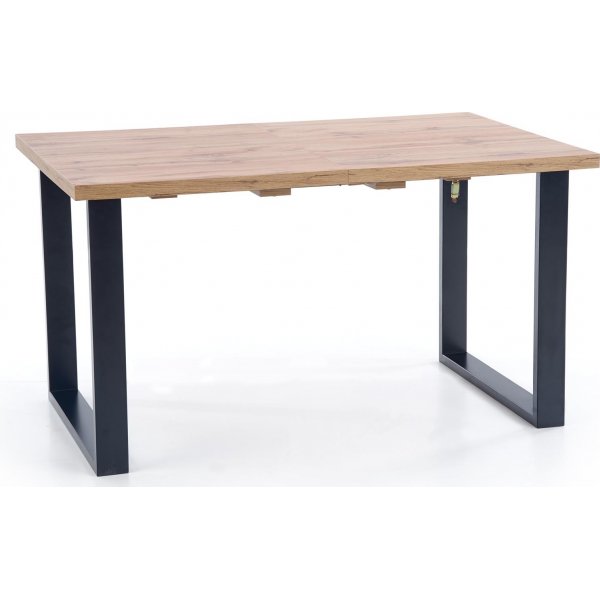 Table  manger Kasady 160-210 cm - Chne Wotan/noir