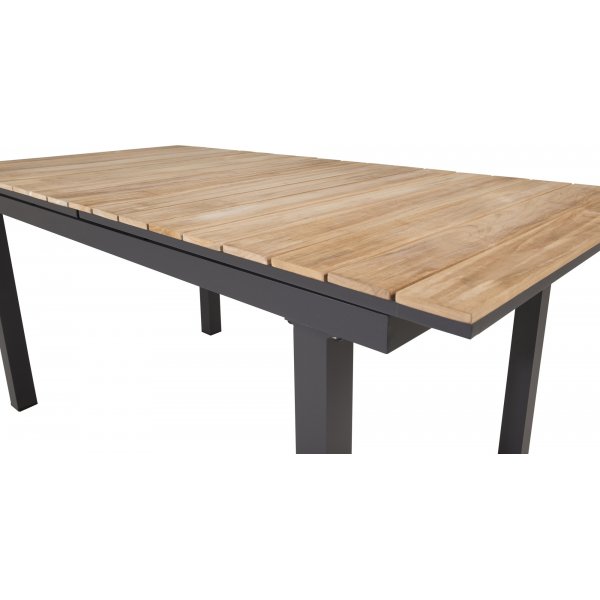 Mexico bord 180 x 90 cm - Teak/svart