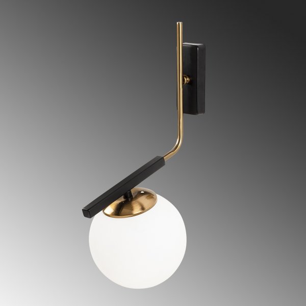 Vaduz wandlamp 4011 - Zwart/antiek