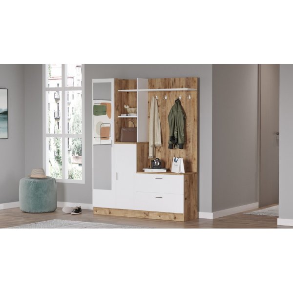 Meuble salle de sagesse - Pin/blanc Meuble salle de sagesse - Pin/blanc