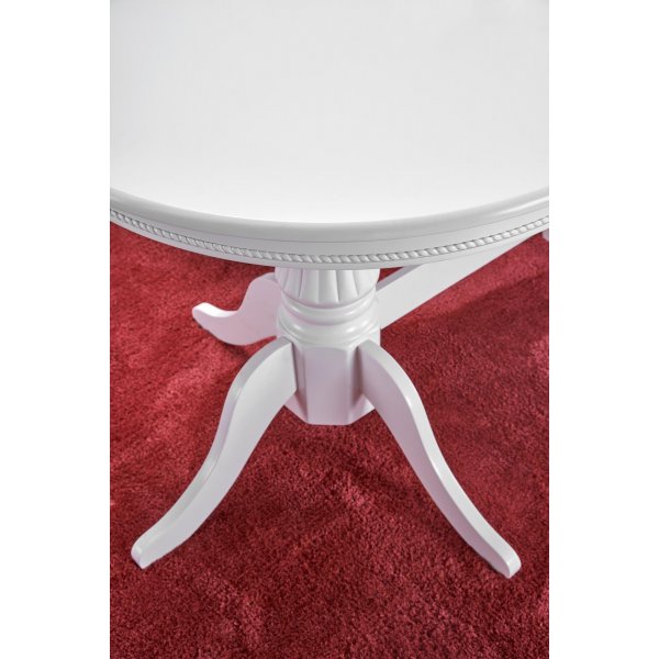 Leonardo uitschuifbare witte eettafel 90x150-190 cm