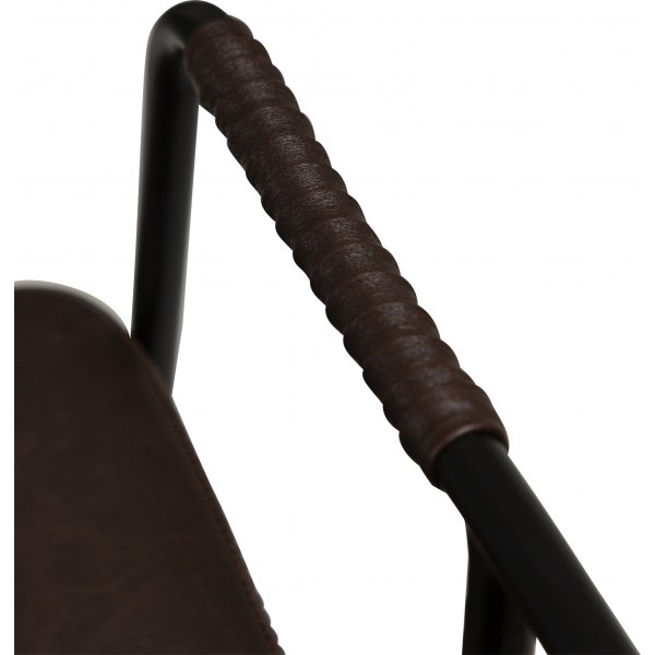 Tabouret de bar Boto - Chocolat PU Tabouret de bar Boto - Chocolat PU