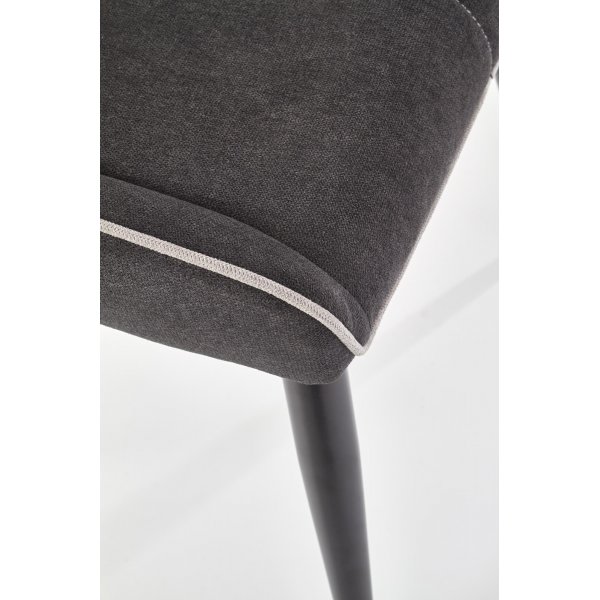 Chaise de salle  manger Cadeira 369 - Gris fonc