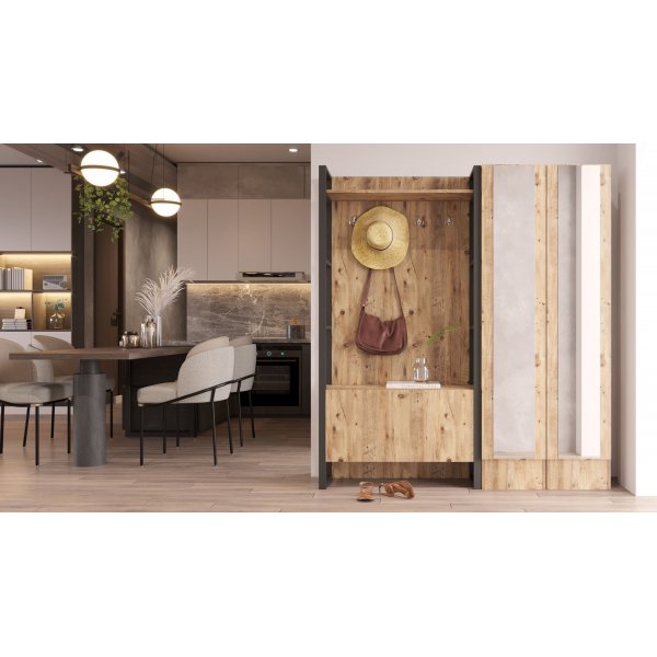 Meuble d'entrée en métal 17 - Pin Meuble d'entrée en métal 17 - Pin