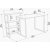 Bureau Rino 133 x 60 cm - Blanc