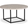 Dexter runt soffbord i travertin 85 cm