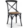 Paris matgrupp 180 cm bord vit + 6 st svarta Gaston matstolar