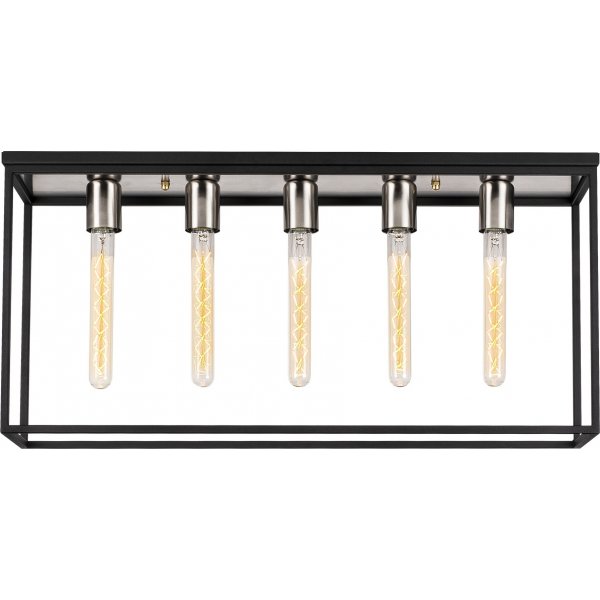 Kavat taklampa 5551 - Nickel/svart