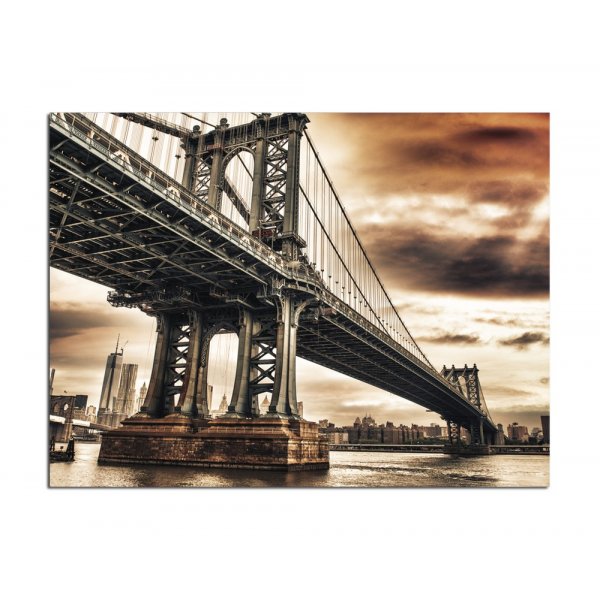 Canvastavla Bridge - 100x75 cm