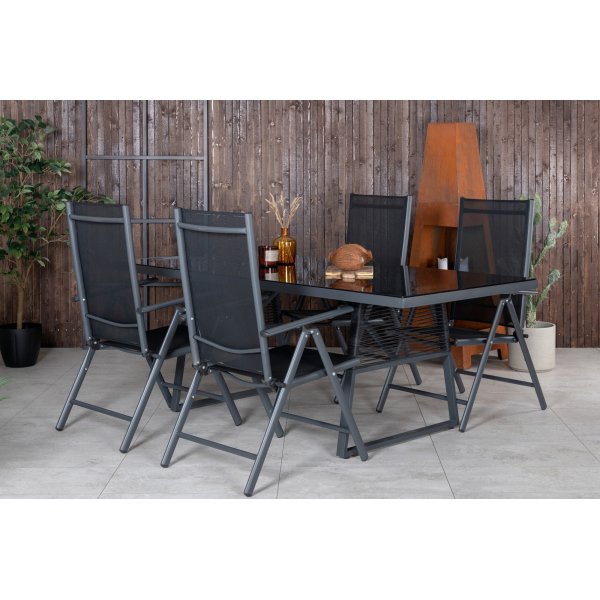 Chaise de position de repos - Noir Chaise de position de repos - Noir