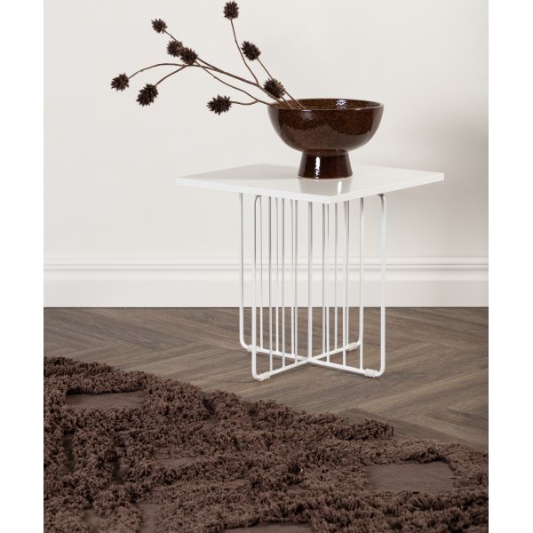 Table basse Dayton 40 x 40 cm - Blanc Table basse Dayton 40 x 40 cm - Blanc