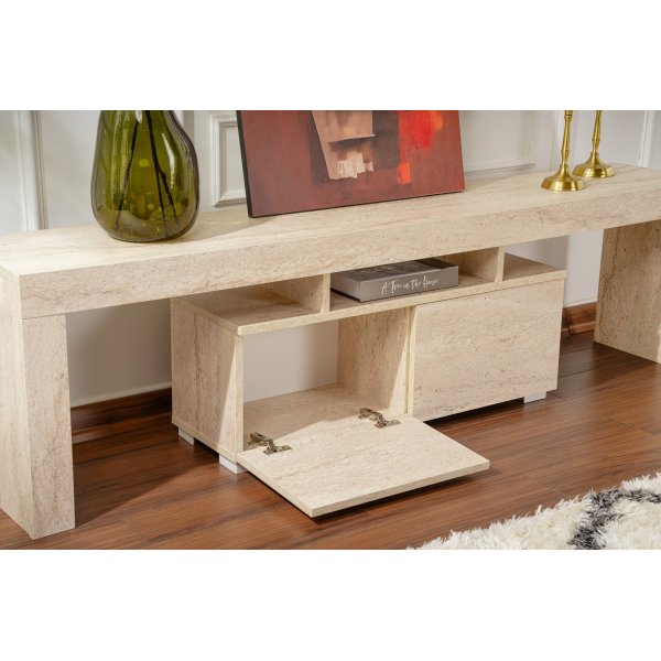 Enclave TV-bnk - Travertin