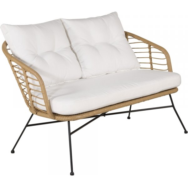 Groupe de canapés Viga - Rotin/blanc Groupe de canapés Viga - Rotin/blanc