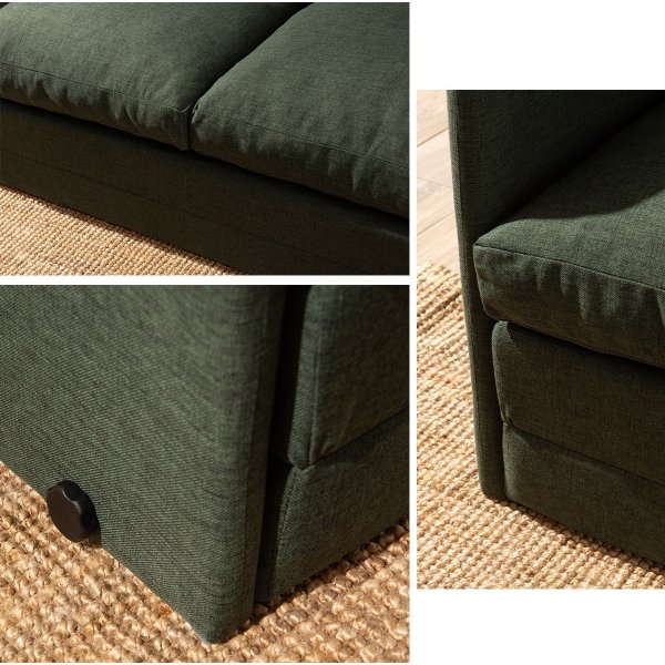 Saga 2-sits bäddsoffa XL - Grön Saga 2-sits bäddsoffa XL - Grön