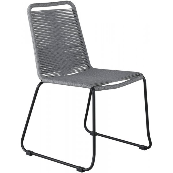 Lindos matstol - Grå/Svart Lindos matstol - Grå/Svart