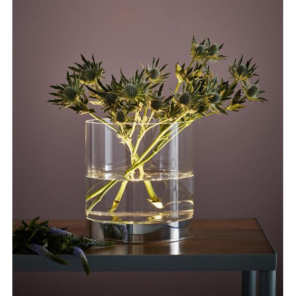 Bouquet bordslampa 19 cm - Krom/klarglas Bouquet bordslampa 19 cm - Krom/klarglas