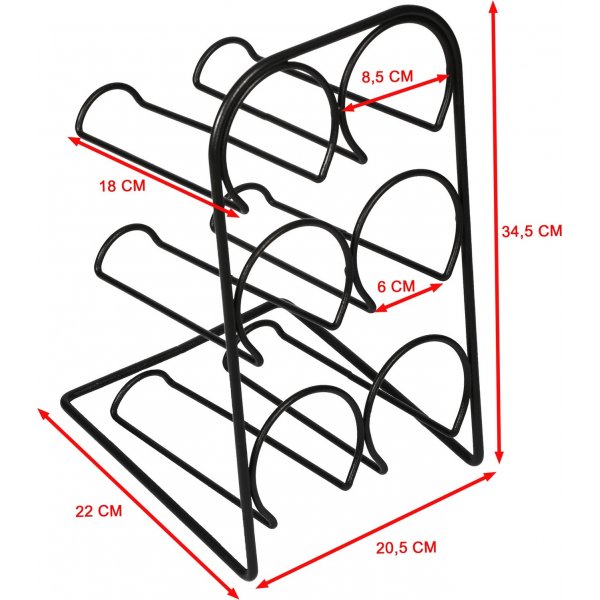 Casier à vin Jade - Noir Casier à vin Jade - Noir