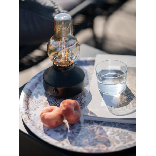 Glimt oplaadbare tafellamp - Zwart Glimt oplaadbare tafellamp - Zwart