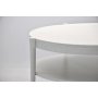 Olive soffbord rund - Vitbetsat