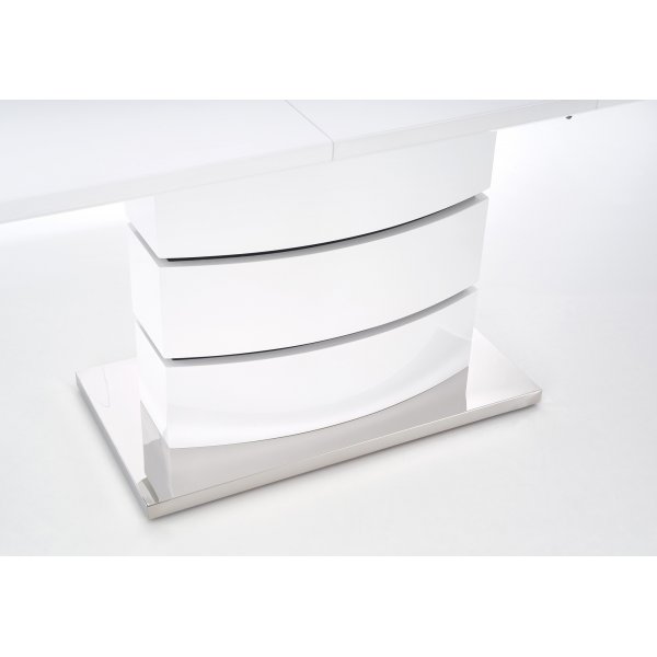 Table à manger Annina 160-200 cm - Blanc brillant Table à manger Annina 160-200 cm - Blanc brillant
