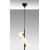 Domino taklampa 11047 - Svart/vit