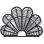 Tte de lit Paon en rotin (Pour lit 80-120 cm) - Noir