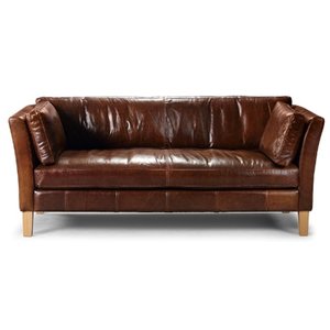 Movado 3-sits soffa - Aura 07 - Orange, Kallskum WE30 med silikonfibrer - Skinnsoffor, Soffor