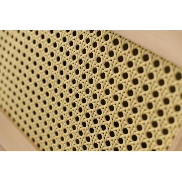 Banc multimédia Happy 180 cm - Chêne/noir Banc multimédia Happy 180 cm - Chêne/noir