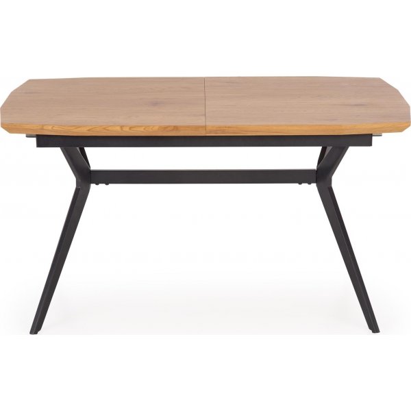 Table  manger Assis 140-180 x 80 cm - Chne/noir