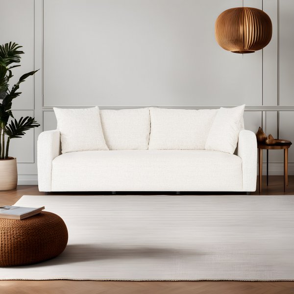 Canapé divan latéral gauche - Gris clair Canapé divan latéral gauche - Gris clair