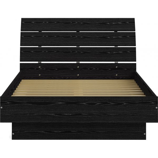 Naia bed 137 x 191 cm - Zwart