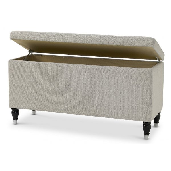 Le Grande Sittbnk med frvaring 80 cm - Beige
