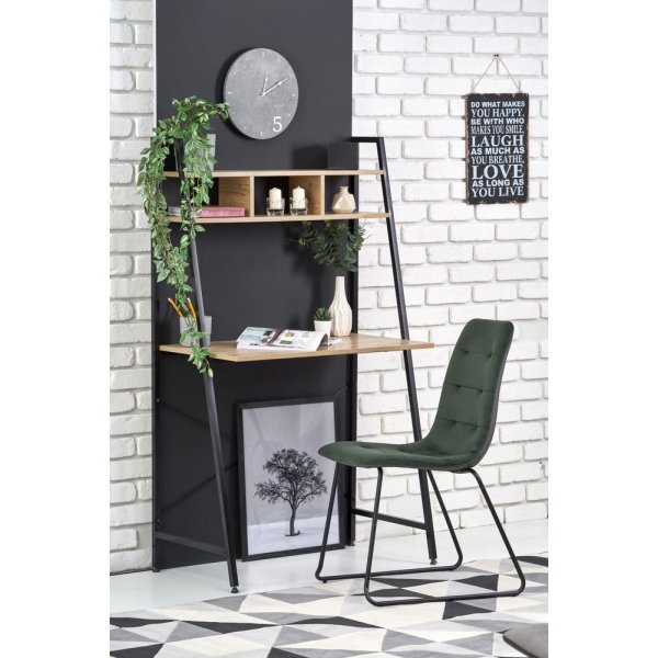 Perlie skrivbordshylla - Sonoma ek/svart Perlie skrivbordshylla - Sonoma ek/svart