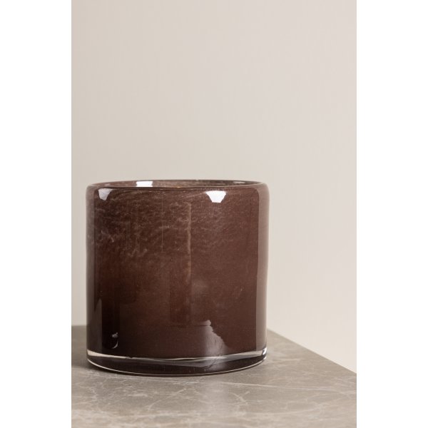 Lanterne Glora Ø12 cm - Marron Lanterne Glora Ø12 cm - Marron