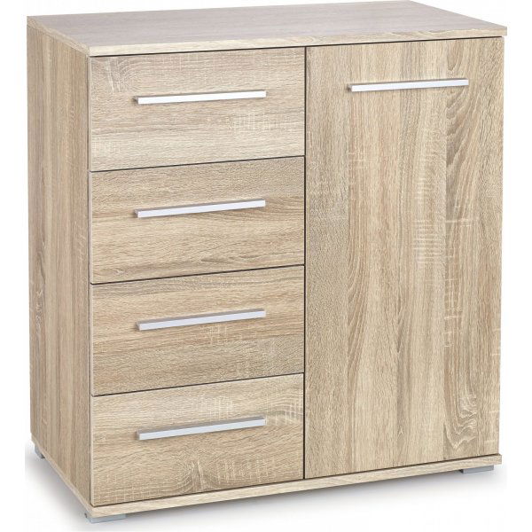 Meuble de rangement Abdel 77 cm - Ch�ne Sonoma