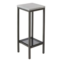 Ascot sängbord/piedestal 65 cm - Vit marmor / grå Ascot sängbord/piedestal 65 cm - Vit marmor / grå