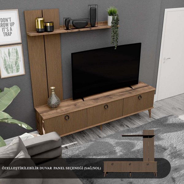 Terra TV-bänk - Valnöt Terra TV-bänk - Valnöt