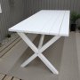Matbord Scottsdale 190 cm - Vit + Textilskydd fr mbler