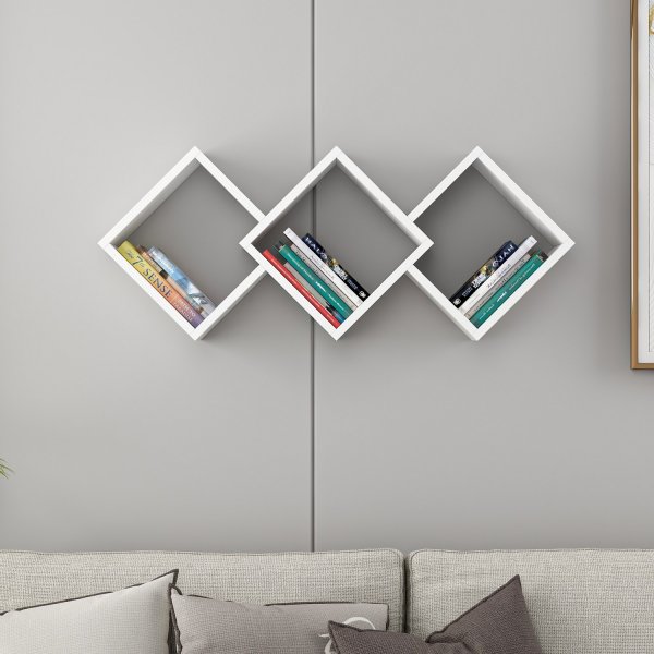 Galaxy wandplank Wit Galaxy wandplank Wit