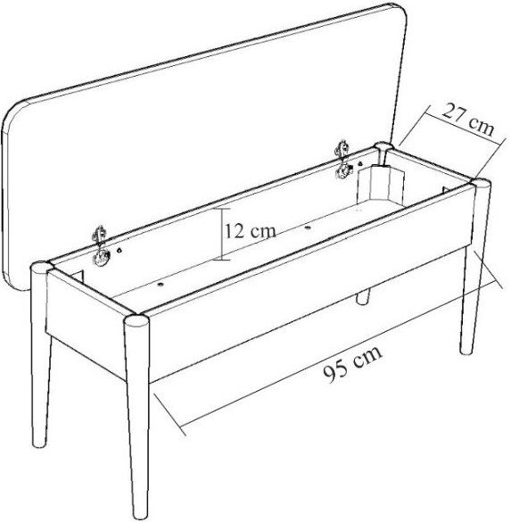 Vina 1048 matgrupp - Vit/mörkblå Vina 1048 matgrupp - Vit/mörkblå