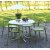 Matgrupp Holmsund: Runt vitt bord inklusive 4 st Nordan stolar stapelbara